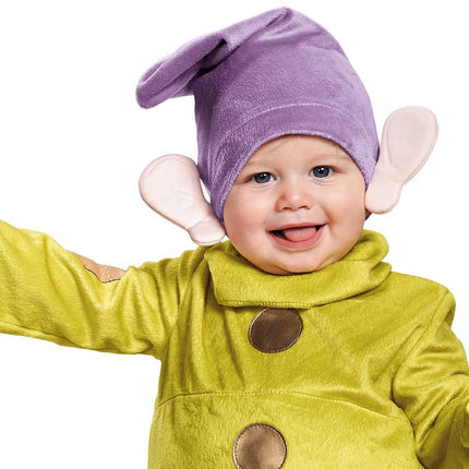 Snow White Deluxe Dopey Disney Halloween Child Costume Size Toddler 12-18 months