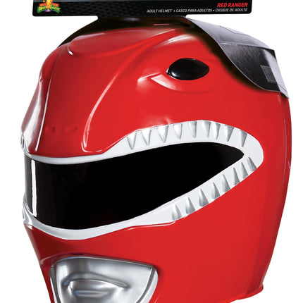 Red Power Ranger Helmet Costume Mask