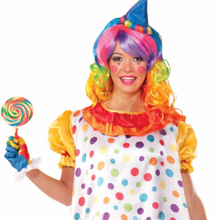 Women's Wiggles the Clown Adult Costume Standard Size