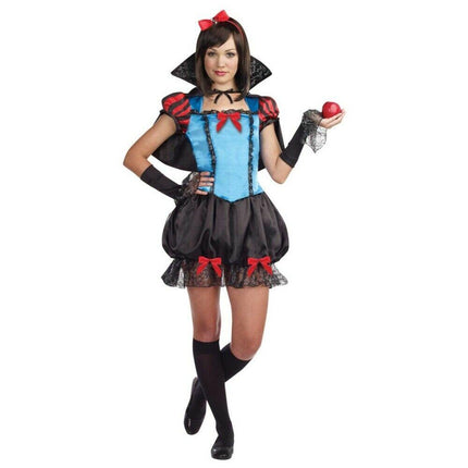 Gothic Fairytale Princess Juniors Snow White Costume Size Teen Medium 7-9