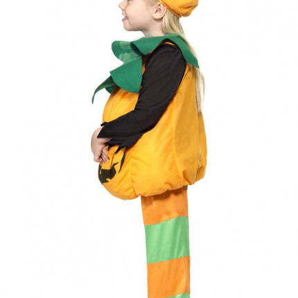 Little Pumpkin Jackolantern Toddler Halloween Costume
