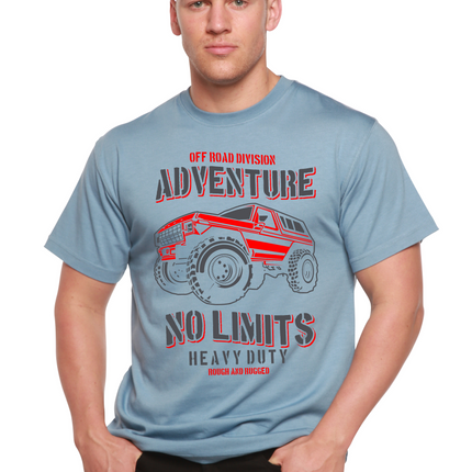 No Limits Spun Bamboo® Men's Bamboo Viscose/Organic Cotton Short Sleeve Graphic T-Shirt