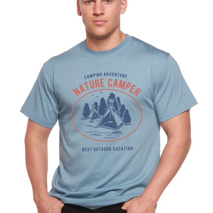 Nature Camper Spun Bamboo® Men's Bamboo Viscose/Organic Cotton Short Sleeve Graphic T-Shirt