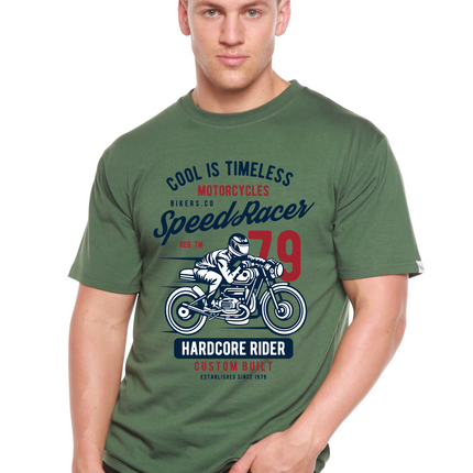Speed Racer Spun Bamboo® Men's Bamboo Viscose/Organic Cotton Short Sleeve Graphic T-Shirt