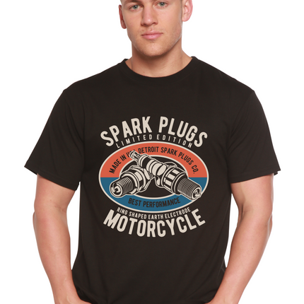 Spark Plugs Spun Bamboo® Men's Bamboo Viscose/Organic Cotton Short Sleeve Graphic T-Shirt