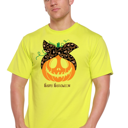 Happy Halloween Men's Bamboo Viscose/Organic Cotton Short Sleeve Graphic T-Shirt