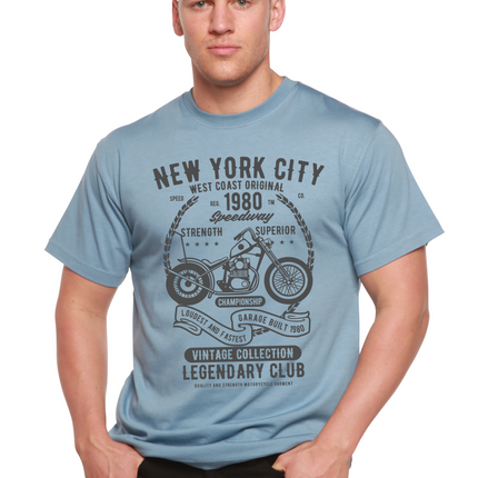 New York City Spun Bamboo® Men's Bamboo Viscose/Organic Cotton Short Sleeve Graphic T-Shirt