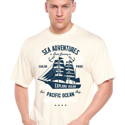 Sea Adventures Spun Bamboo® Men's Bamboo Viscose/Organic Cotton Short Sleeve Graphic T-Shirt
