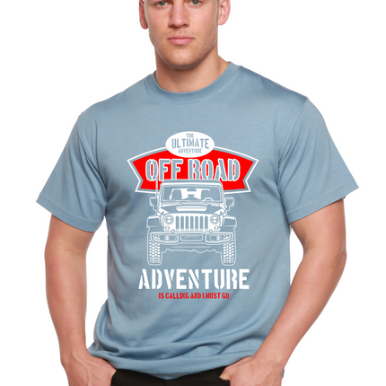 Off Road Spun Bamboo® Men's Bamboo Viscose/Organic Cotton Short Sleeve Graphic T-Shirt