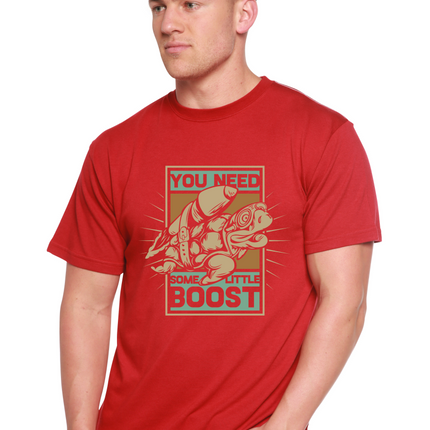 You Need Boost Men's Bamboo Viscose/Organic Cotton Short Sleeve Graphic T-Shirt