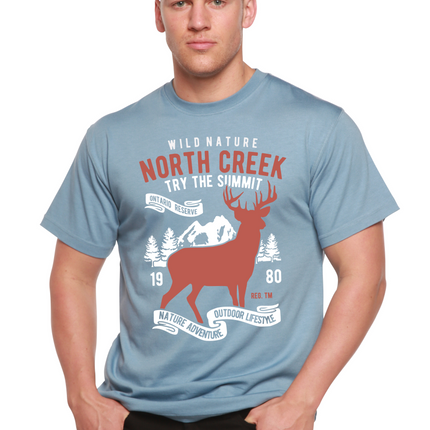 North Creek Spun Bamboo® Men's Bamboo Viscose/Organic Cotton Short Sleeve Graphic T-Shirt