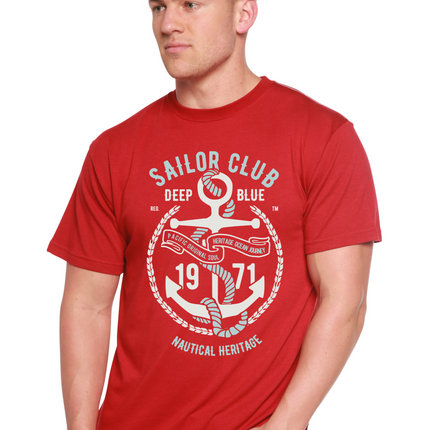 Sailor Club Spun Bamboo® Men's Bamboo Viscose/Organic Cotton Short Sleeve Graphic T-Shirt