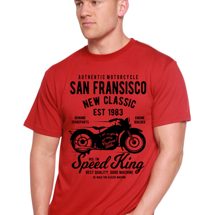 San Fransisco Spun Bamboo® Men's Bamboo Viscose/Organic Cotton Short Sleeve Graphic T-Shirt