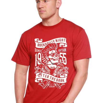 Rockabilly Night Spun Bamboo® Men's Bamboo Viscose/Organic Cotton Short Sleeve Graphic T-Shirt