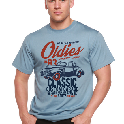 Oldies Spun Bamboo® Men's Bamboo Viscose/Organic Cotton Short Sleeve Graphic T-Shirt