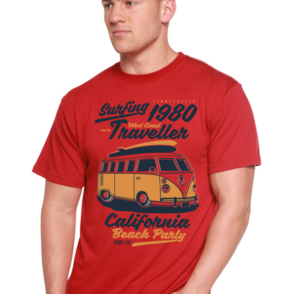 Surfing 1980 Spun Bamboo® Men's Bamboo Viscose/Organic Cotton Short Sleeve Graphic T-Shirt