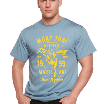 Muay Thai Spun Bamboo® Men's Bamboo Viscose/Organic Cotton Short Sleeve Graphic T-Shirt