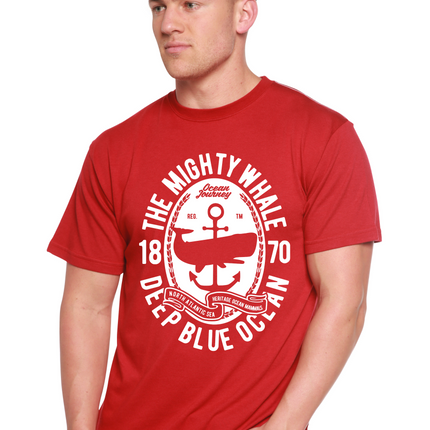 The Mighty Spun Bamboo® Men's Bamboo Viscose/Organic Cotton Short Sleeve Graphic T-Shirt