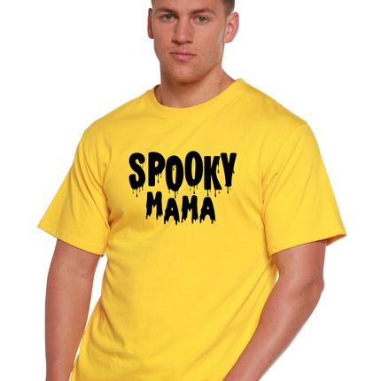 Spooky Mama Halloween Men's Bamboo Viscose/Organic Cotton Short Sleeve Graphic T-Shirt