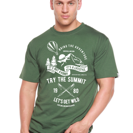 Try The Summit Spun Bamboo® Men's Bamboo Viscose/Organic Cotton Short Sleeve Graphic T-Shirt