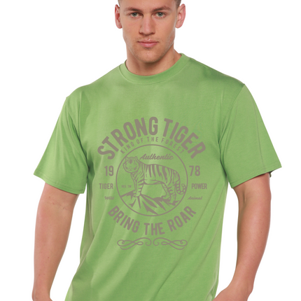 Strong Tiger Spun Bamboo® Men's Bamboo Viscose/Organic Cotton Short Sleeve Graphic T-Shirt