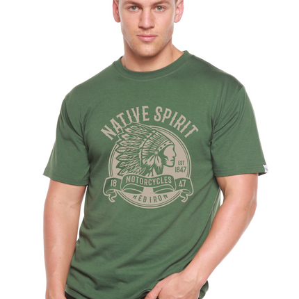 Native Spirit Spun Bamboo® Men's Bamboo Viscose/Organic Cotton Short Sleeve Graphic T-Shirt
