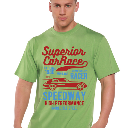 Superior Car Spun Bamboo® Men's Bamboo Viscose/Organic Cotton Short Sleeve Graphic T-Shirt