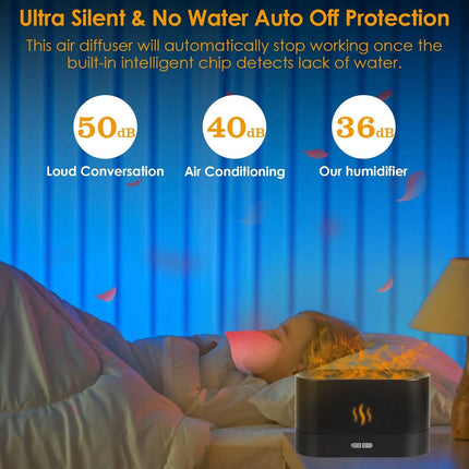 3D Flame Air Humidifier