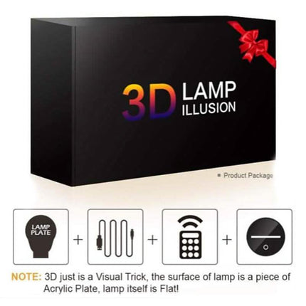 3D LED 7 Color Unicorn Table Lamp