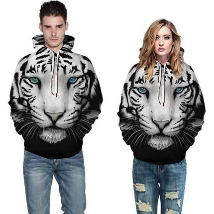 3D Tiger Print Unisex Sweatshirts