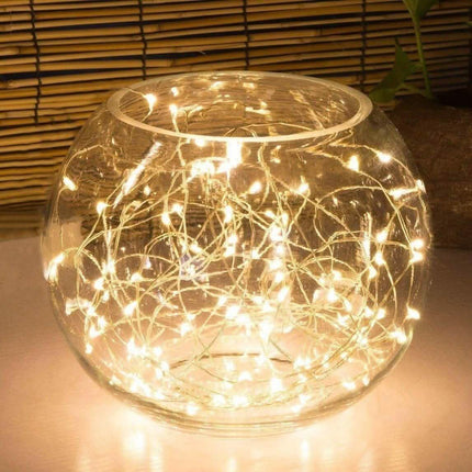 3M Fairy String Lights 9.8ft 30LED Battery-Operated Submersible Waterproof Light