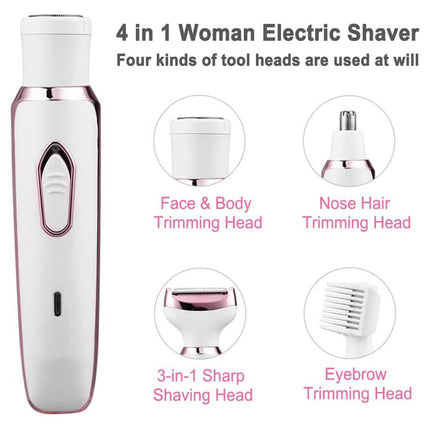 4-in-1 Electric Razor for Women