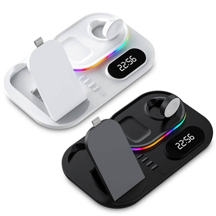 4-in-1 Foldable Wireless Charging Station Stand Dock
