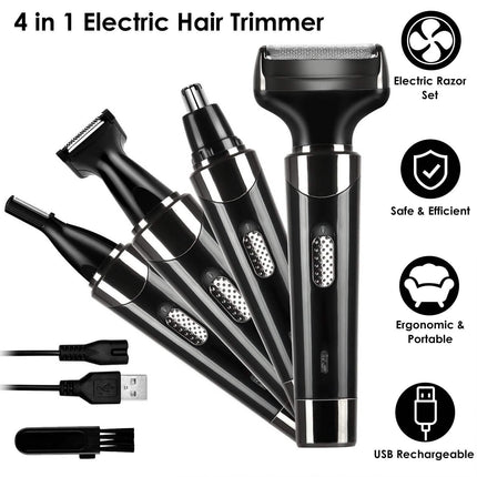 4-in-1 Rechargeable Hair Trimmer