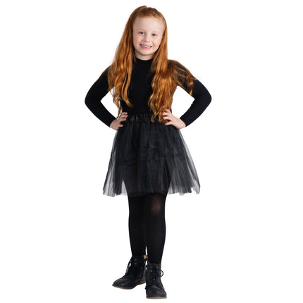 Kids Tutu Skirt – 4 Layer Tulle Ballerina Tutu in 9 Colors | Dress Up, Birthday & Halloween Costume
