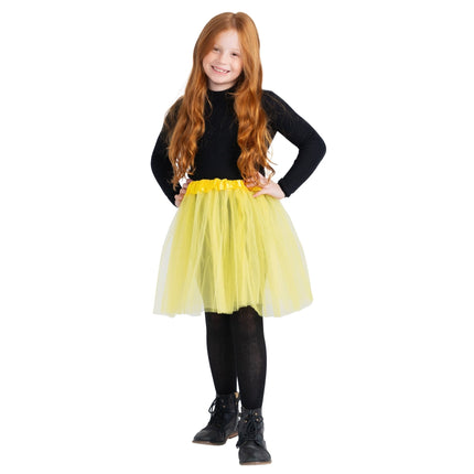 Kids Tutu Skirt – 4 Layer Tulle Ballerina Tutu in 9 Colors | Dress Up, Birthday & Halloween Costume