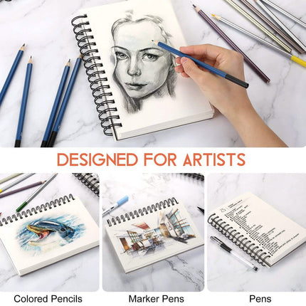 4-Pack: 100 Sheets Sketch Book