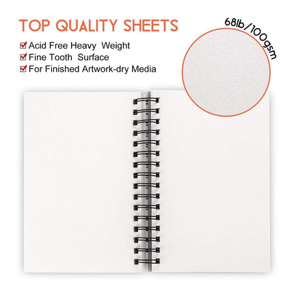 4-Pack: 100 Sheets Sketch Book
