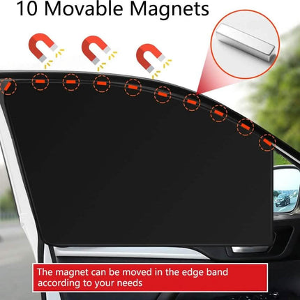 4-Pack: Car Side Window Sun Shades