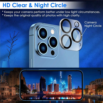 4-Pack: Clear Screen and Camera Lens Protector Set