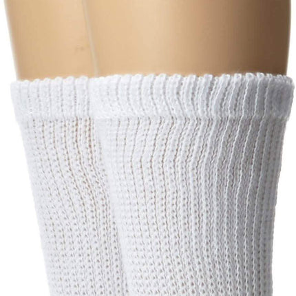 4-Pack: Comfortable Non-Binding Diabetic Crew Socks