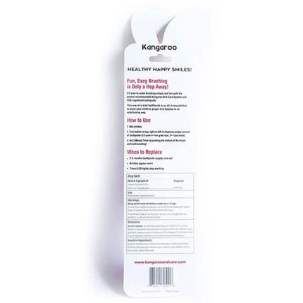4-Pack: Kangaroo Kids Pre-Filled Toothbrush