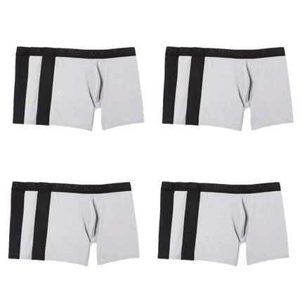 4-Pack: Men's Fruit of the Loom Breathable Micro-Mesh Boxer Briefs