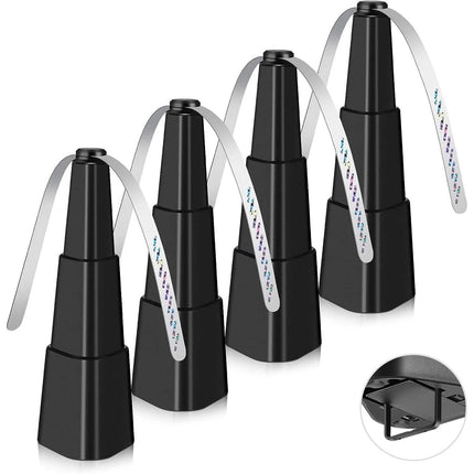 4-Pack: Portable Table Top Fly Fan Fly Spinner with Holographic Blades