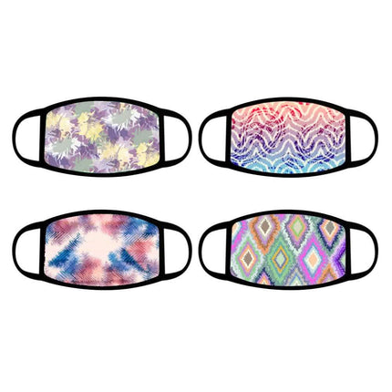 4-Pack: Reusable Cotton Face Mask