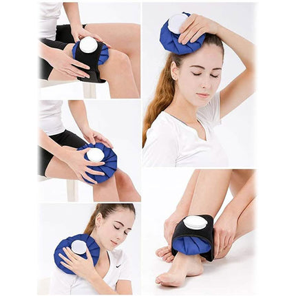 4-Pack: Reusable Ice Pack Hot Water Bag