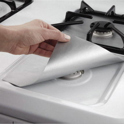 4-Pack: Reusable Nonstick Overtop Burner Protector Liner