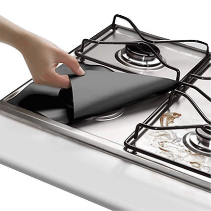 4-Pack: Reusable Nonstick Overtop Burner Protector Liner