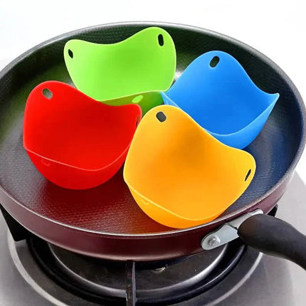 4-Pack: Silicone Egg Cooker