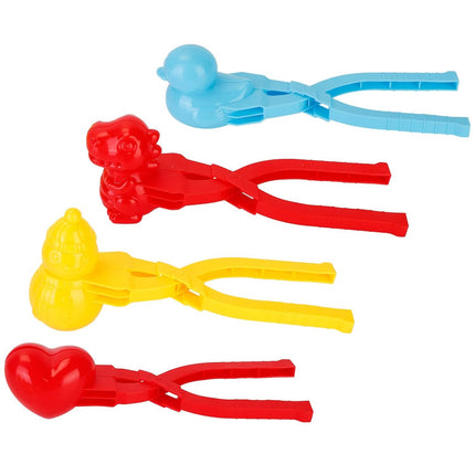 4-Pack: Snowball Makers Set Clip Snow Molds